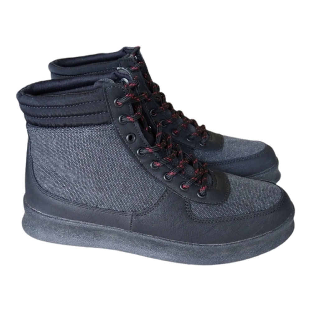 Rocket Dog "Gamer" black/grey sneaker boot 8.5 booties